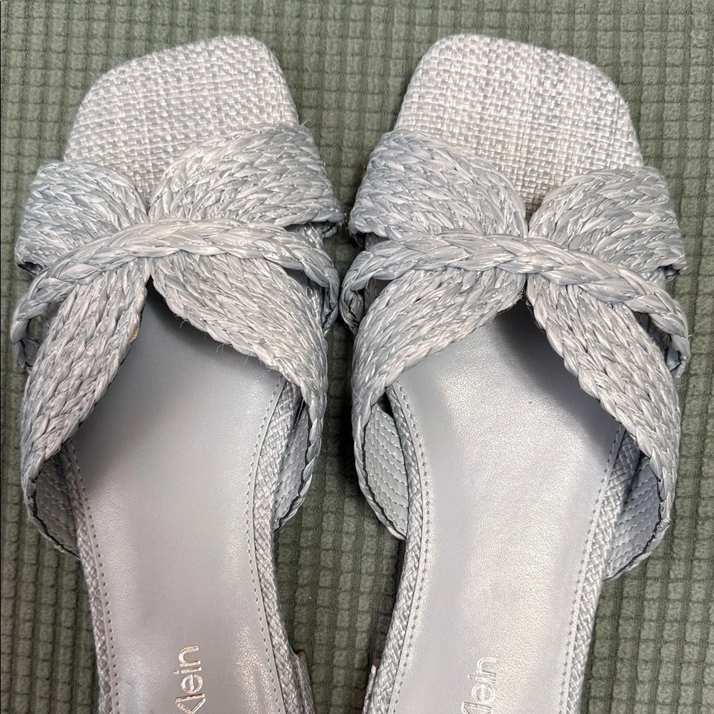 Calvin Klein Women's Light Blue Sandals Size 9 New